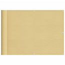 vidaXL homokszínű 100% oxford poliészter erkélyparaván 75 x 300 cm