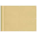 vidaXL homokszínű 100% oxford poliészter erkélyparaván 75 x 500 cm
