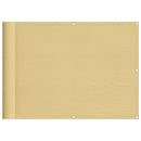 vidaXL homokszínű 100% oxford poliészter erkélyparaván 75 x 1000 cm