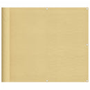 vidaXL homokszínű 100% oxford poliészter erkélyparaván 90 x 400 cm