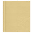 vidaXL homokszínű 100% oxford poliészter erkélyparaván 120 x 500 cm
