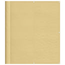 vidaXL homokszínű 100% oxford poliészter erkélyparaván 120 x 600 cm