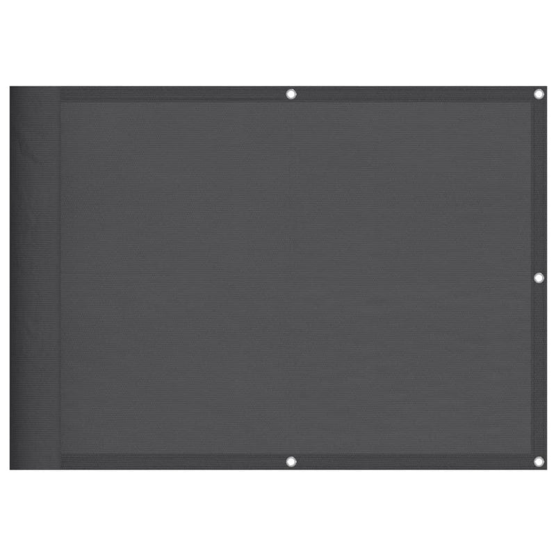 vidaXL antracitszürke 100% oxford poliészter erkélyparaván 75 x 800 cm