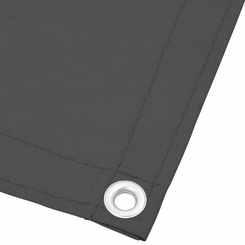vidaXL antracitszürke 100% oxford poliészter erkélyparaván 75 x 1000cm
