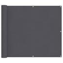 vidaXL antracitszürke 100% oxford poliészter erkélyparaván 90 x 700 cm