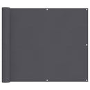 vidaXL antracitszürke 100% oxford poliészter erkélyparaván 90 x 800 cm
