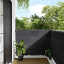 vidaXL antracitszürke 100% oxford poliészter erkélyparaván 120x800 cm