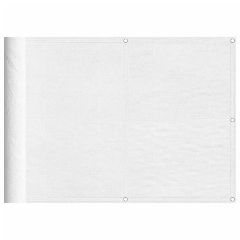 vidaXL fehér 100% oxford poliészter erkélyparaván 75 x 800 cm