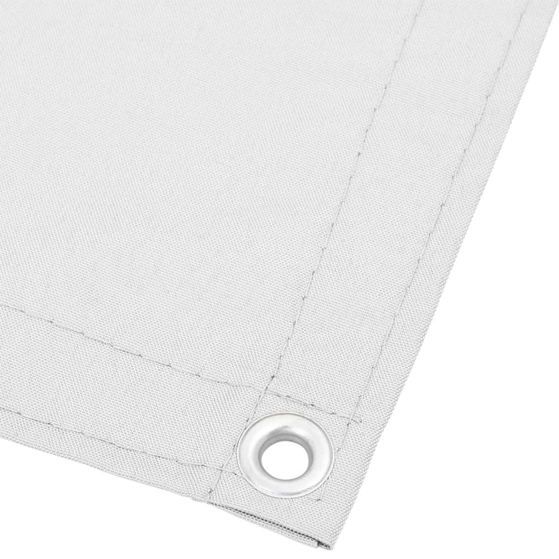 vidaXL fehér 100% oxford poliészter erkélyparaván 75 x 800 cm