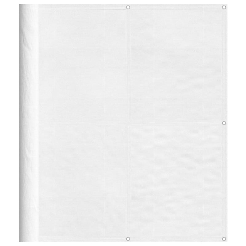 vidaXL fehér 100% oxford poliészter erkélyparaván 120 x 700 cm