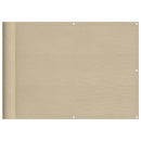 vidaXL bézs erkélyparaván 100% oxford poliészter 75 x 700 cm