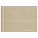 vidaXL bézs 100% oxford poliészter erkélyparaván 75 x 800 cm