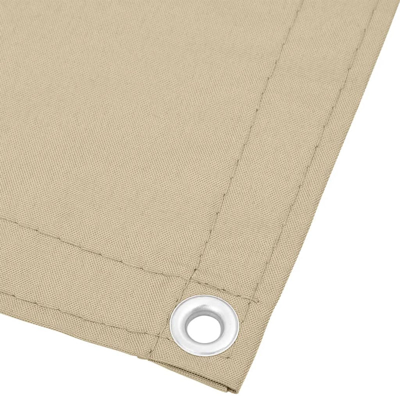 vidaXL bézs 100% oxford poliészter erkélyparaván 75 x 800 cm