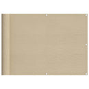 vidaXL bézs 100% oxford poliészter erkélyparaván 75 x 1000 cm