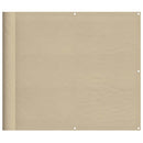 vidaXL bézs 100% oxford poliészter erkélyparaván 90 x 800 cm