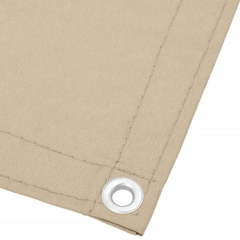 vidaXL bézs 100% oxford poliészter erkélyparaván 90 x 800 cm