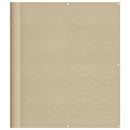 vidaXL bézs 100% oxford poliészter erkélyparaván 120 x 700 cm