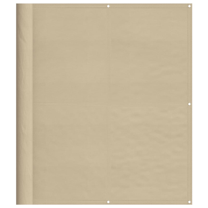 vidaXL bézs 100% oxford poliészter erkélyparaván 120 x 700 cm