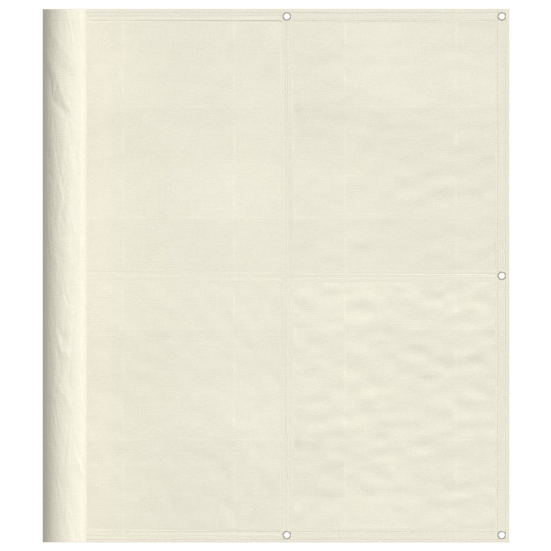 vidaXL krémszínű erkélyparaván 100% oxford poliészter 120 x 700 cm