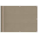 vidaXL tópszínű erkélyparaván 100% oxford poliészter 75 x 700 cm