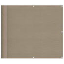 vidaXL tópszínű erkélyparaván 100% oxford poliészter 90 x 1000 cm
