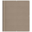 vidaXL tópszínű 100% oxford poliészter erkélyparaván 120 x 700 cm
