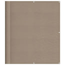 vidaXL tópszínű 100% oxford poliészter erkélyparaván 120 x 800 cm