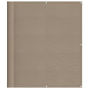 vidaXL tópszínű 100% oxford poliészter erkélyparaván 120 x 1000 cm