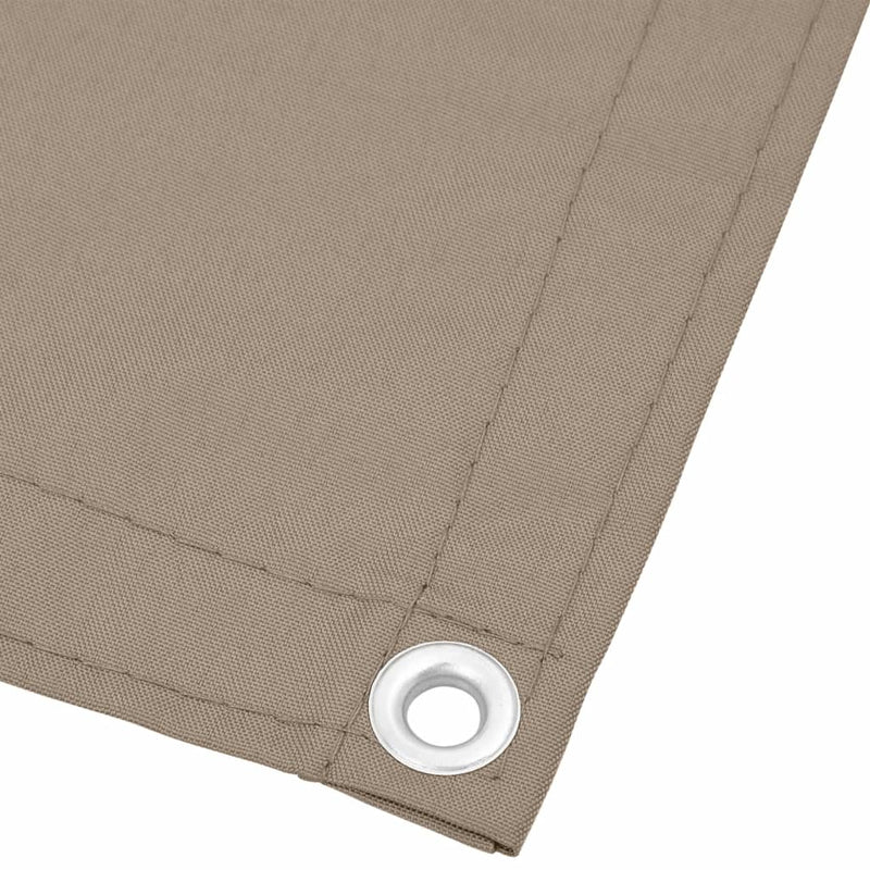 vidaXL tópszínű 100% oxford poliészter erkélyparaván 120 x 1000 cm