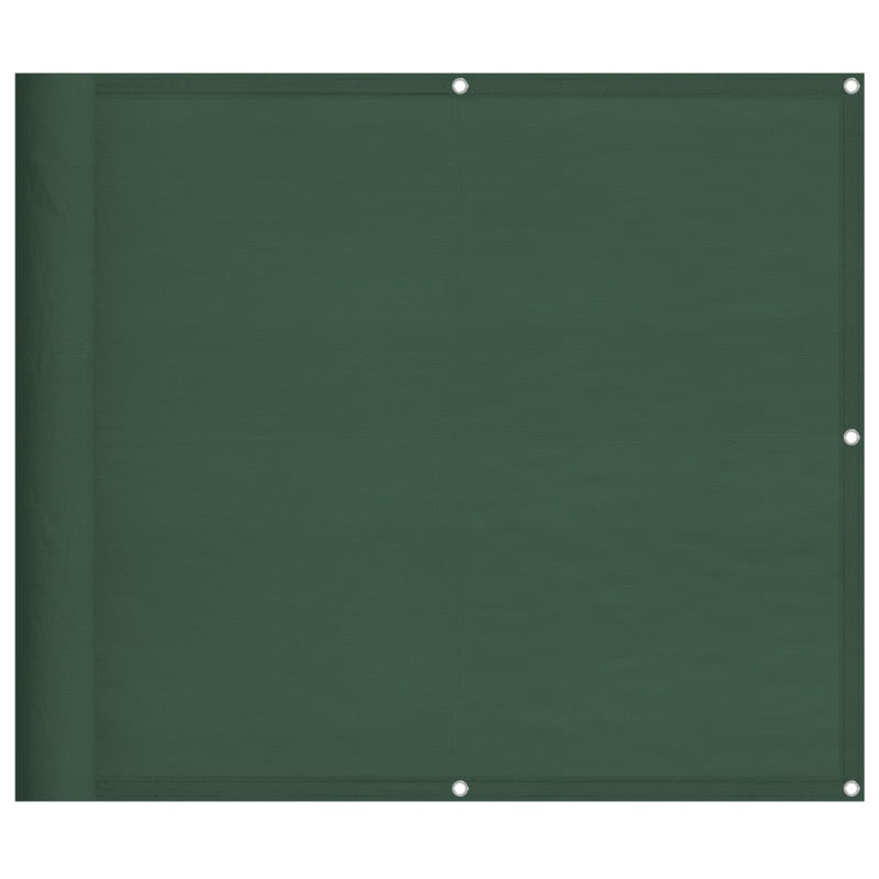 vidaXL sötétzöld 100% oxford poliészter erkélyparaván 90 x 700 cm