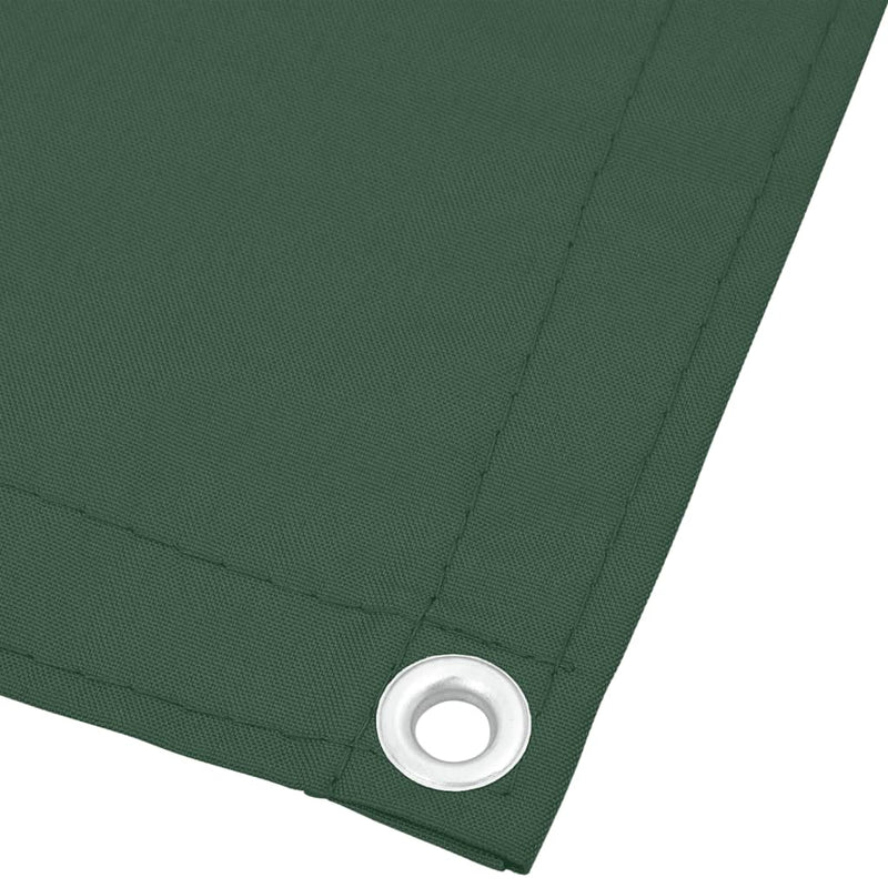 vidaXL sötétzöld 100% oxford poliészter erkélyparaván 120 x 800 cm