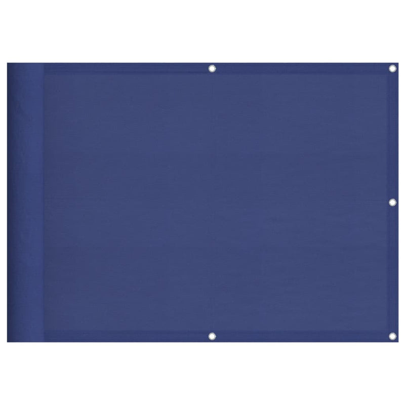 vidaXL kék 100% oxford poliészter erkélyparaván 75 x 700 cm