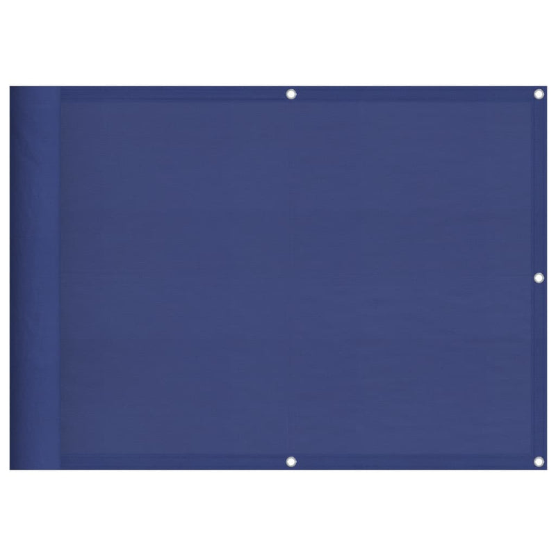 vidaXL kék 100% oxford poliészter erkélyparaván 75 x 1000 cm