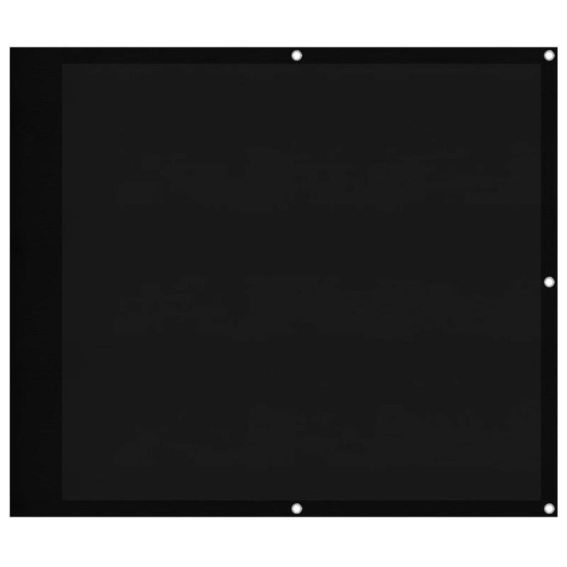 vidaXL fekete erkélyparaván 100% oxford poliészter 90 x 1000 cm