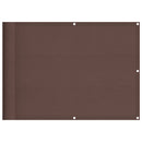 vidaXL barna 100% oxford poliészter erkélyparaván 75 x 800 cm