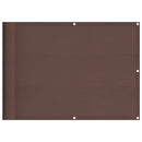 vidaXL barna 100% oxford poliészter erkélyparaván 75 x 1000 cm