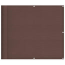 vidaXL barna 100% oxford poliészter erkélyparaván 90 x 800 cm