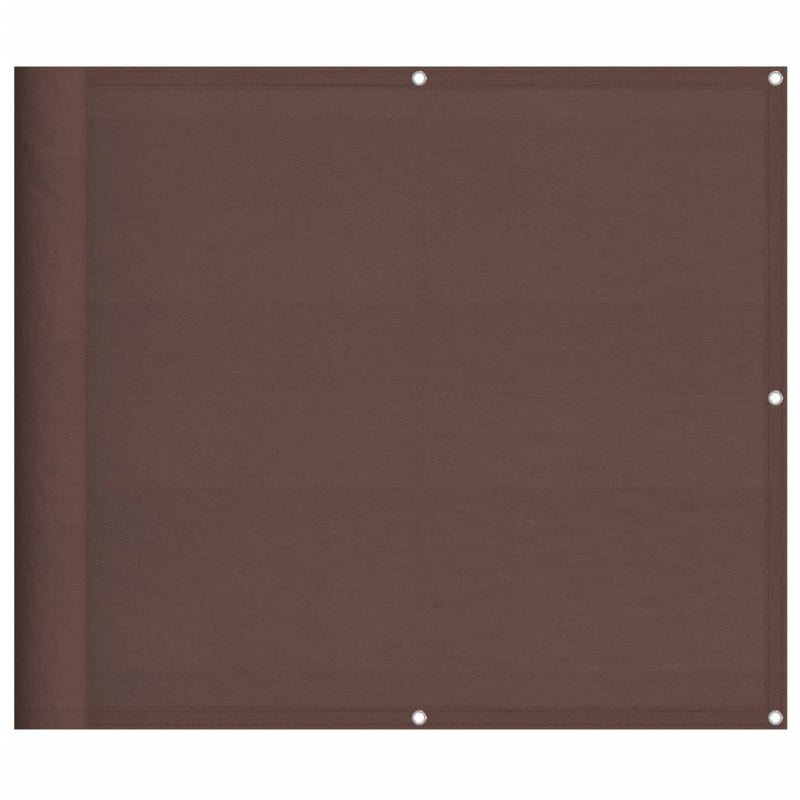 vidaXL barna 100% oxford poliészter erkélyparaván 90 x 1000 cm