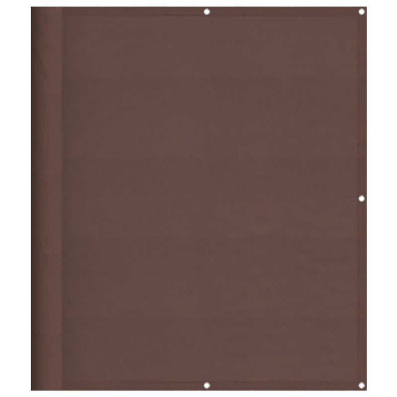 vidaXL barna 100% oxford poliészter erkélyparaván 120 x 700 cm