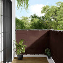 vidaXL barna 100% oxford poliészter erkélyparaván 120 x 800 cm