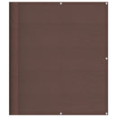 vidaXL barna 100% oxford poliészter erkélyparaván 120 x 1000 cm