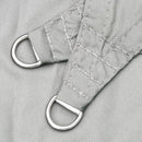 vidaXL világosszürke 100% poliészter oxford szövet napvitorla 2,5x2,5m