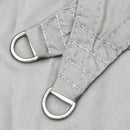 vidaXL világosszürke 100% poliészter oxford szövet napvitorla 3 x 3 m