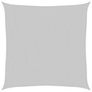 vidaXL világosszürke 100% poliészter oxford szövet napvitorla 7x7 m