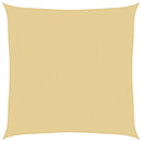vidaXL homokszínű 100% poliészter oxford szövet napvitorla 4x4 m