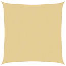 vidaXL homokszínű 100% poliészter oxford szövet napvitorla 6x6m
