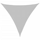 vidaXL világosszürke 100% poliészter oxford szövet napvitorla 3x3x3 m