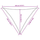 vidaXL 100% poliészter oxford szövet napvitorla 2,5x2,5x3,5 m