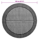 vidaXL kültéri szőnyeg ARAKIL szürke Ø120 cm PP