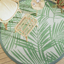 vidaXL kültéri szőnyeg ARAKIL zöld Ø200 cm PP